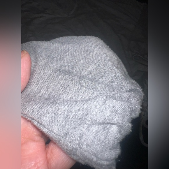 Aerie Soft Grey Hoodie with drawstrings GUC Size Medium - Picture 3 of 5